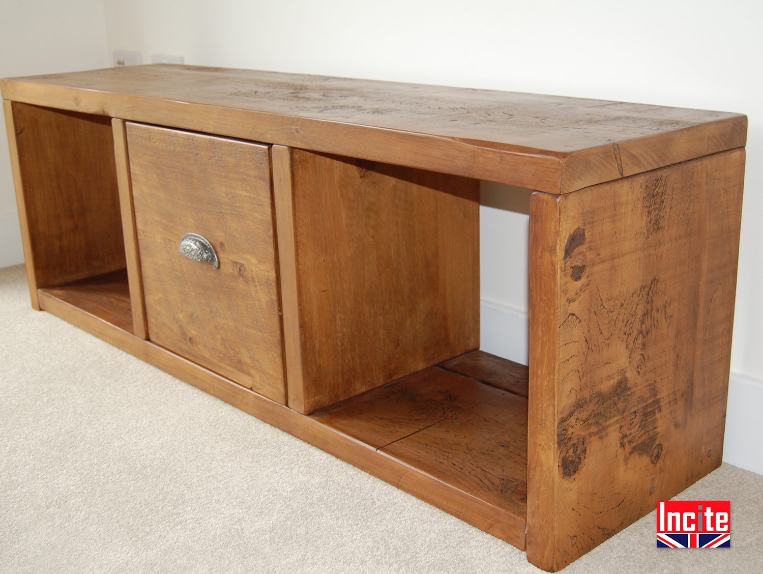 Solid Plank Pine Cube Units Handmade By Incite Interiors.